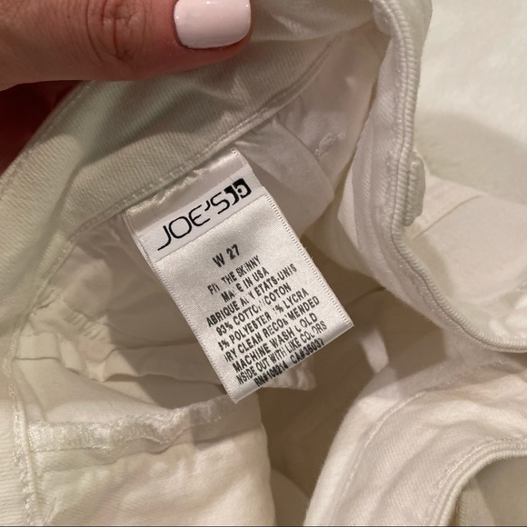Joe’s “The Skinny” White Jeans - 27 - Picture 6 of 6